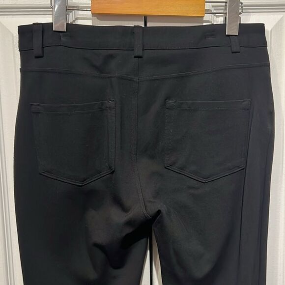 Karl Lagerfeld Black Stretch Straight Leg Pants Size 8 - Picture 6 of 10